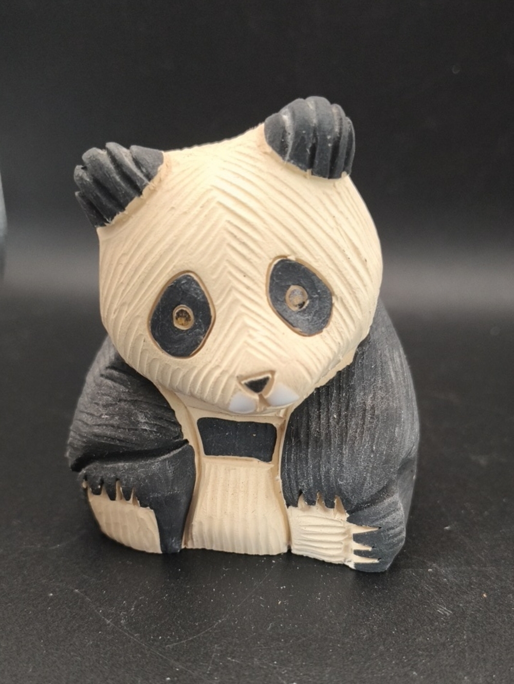 Vtg Artesania Rinconada Panda Bear Figurine #310
